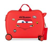 Cars Lightning McQueen Trolley Cavalcabile Abs 50 cm 4 Ruote Rosso