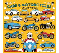 Cars & Motorcycles coloring book