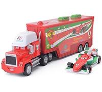 Cars Pixar 2 Lightning McQueen The King Chick Hicks F1 Mack Mack Truck e Piccolo giocattolo Cars Classic Combination Outfit