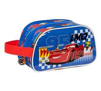 Cars Race Ready - Borsa per scuola per bambini media con manico, borsa per bambini, adattabile al carrello, facile da pulire, comoda e versatile, qualità e resistenza, 26 x 12 x 15 cm, colore blu