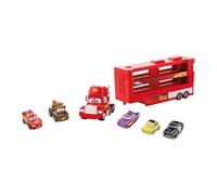 Cars The Movie CAMION Mack MINIRACER Include 5 MINIS Capacità per 16, Multicolore (Mattel GWN55), unisex, children