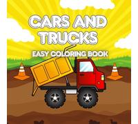 Cars & Trucks: Easy Coloring Book
