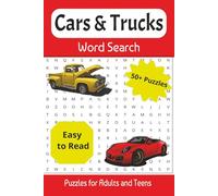 Cars & Trucks Word Search Puzzle Book: Word Searches with Easy to Read Print about Cars, Trucks, Automotives and more | 6x9 Inches, 110 Pages| 50+ Puzzles ... Gifts for Dads, Free time, and Holidays