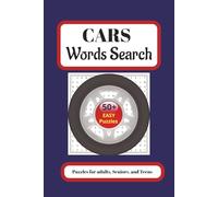 Cars Word Search Puzzle Book: 50+ Easy-to-Read Word Searches Featuring Automotives, and Mechanics | 6x9 Inch Puzzle Book for Car Enthusiasts