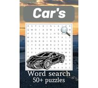 Car's Word Search Puzzle Book: 50+ Fun Puzzles | 6x9 Inches, 110 Pages | Great for Car's Lovers