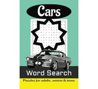 Cars Word Search Puzzle Book: Easy to Read Print about cars, engine parts, motor vehicle and More | 6x9 inches | 50+ Puzzles … Gift for Vacations, Holidays and Free Times