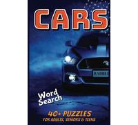 Cars Word Search Puzzle Book | Fun & Relaxing Puzzles!: Word Searches with Easy to Read Print about cars, engine parts and more | 6x9 inches 82 pages ... Gift for Vacations, Holidays and Free Times