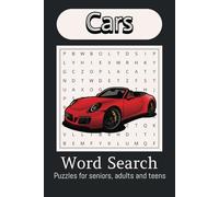 Cars Word Search Puzzle Book: Word searches with Easy to Read about Cars,Car parts, Car accessories and More |6x9 inches, 110 pages | 50+Puzzles...Gift for Vacations,Holidays and Free Times