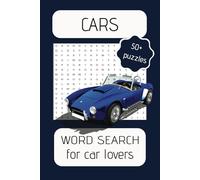 Cars Word Search Puzzle Book: Word Searches with Easy-to-Read Print about Automobiles, Classics and More | 6x9 inches, 110 pages | 50+ Puzzles ... Gift for Seniors, Adults and Teens