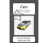 Cars Word Search Puzzle Book: Word Searches with Easy to Read Print about Automotive, Cars, Mechanics and More | 6x9 inches, 110 pages | 50+ Puzzles ... Gift for Vacations, Holidays and Free Times