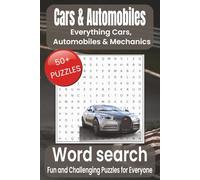 Cars Word Search Puzzle Book: Word Searches with Easy to Read Print about Cars, Automobiles, Mechanics and More I 6x9 inches, 110 pages I 50+ Puzzles ... Holidays, Free Times and Stress Relief