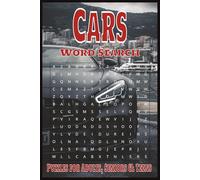 Cars Word Search Puzzle Book: Word Searches with Easy to Read Print about Cars, Brands, Components, Types and More | 6x9 inches, 110 Pages, 50+ Puzzles for Gift for Vacations, Holidays and Free Times
