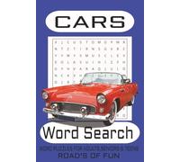 Cars Word Search Puzzle Book: Word Searches with Easy to Read Print about cars, car parts, car racing, and more | 6x9 inches, 110 pages | 50+ Puzzles ... Road Trips, Holidays, and Free times.