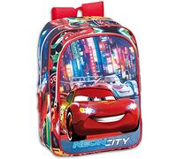 Cars - Zaino Junior, Colore: Blu e Rosso (Montichelvo 21362)