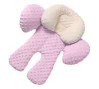 Carseat - Inserto per cuscino per bambini, 55 x 51 cm, per carseat Head Support for Stroller Bouncer, Outdoor Shopping Camping Garden Park Picnic, Beanie Velvet Comfort Pad