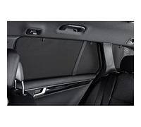 Carshades Set, (Porte Posteriori) Compatibile con Renault Zoe 2013-2019 & 2019- (2-Parti), Nero