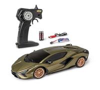 Carson 1:24 Lamborghini Sian 2,4 GHz 100% RTR - Auto telecomandata, illuminazione a LED, autonomia circa 60 min, auto RC, veicolo RC, telecomando, giocattolo telecomandato