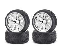 Carson 500105200 - Set Di Cerchi E Pneumatici 1:10 Buggy On-R. 4 Pz. - Nuovo