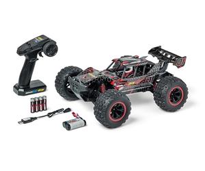 Carson 500404255 1:10 XS Gabbia da combattimento Offrad 100% RTR rosso - Auto telecomandata, Buggy RC, incluse batterie e telecomando, Buggy fuoristrada