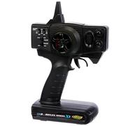 Carson FS Reflex X1 Veicolo 2.4G Compatibile con Tamiya Kit modellismo, Accessori, Ricevitore, radiocomando RC, Telecomando 2 4 GHz, Colore Verde Scuro,Nero, Medium, 500500048