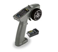 Carson 500500109 Reflex Wheel Start 2,4G Radio grigio - compatibile Tamiya KIT, modellismo, accessori, ricevitore, radio RC, telecomando 2,4 GHz, funzione trim