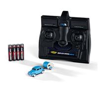 Carson 500504148 1:87 VW Maggiolino con rimorchio 2.4G 100% RTR - Modello pronto da guidare, auto RC, auto H0, modello RC, veicolo diorama
