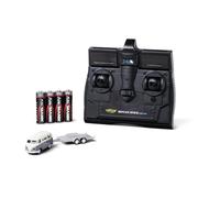 Carson Modellsport 500504166 VW T1 Bus Kastenwagen mit Autoanhänger 1:87 Autom