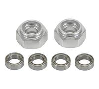 Carson 500530819 - DT 03 Alluminio Anteriori mozzo della Ruota, 2 Pezzi