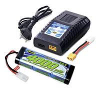 Carson 500607021 Expert Charger NiMH 4A - Caricatore per modellismo, accessori per modellismo, RC, modelli telecomandati, batteria, cavo di ricarica, caricatore