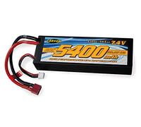 Carson 500608234 - 7,4V/5400mAh 60C LiPO Race Batteria T-Pl. HC Nuovo