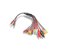 Carson 500906306 Cavo di ricarica multiplo 8 in 1, spina a banana da 4 mm - Accessori RC, accessori per modellismo, accessori per modelli radiocomandati, cavo di ricarica RC