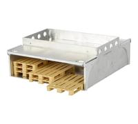 Carson 500907379 - Set di 6 Palette in Alluminio, Scala 1:14, Colore: Marrone