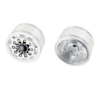 Carson 500907412 - Cerchione largo in alluminio, 1:14 (2) AG-VA, argento