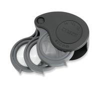 Carson 5x / 10x / 15x Triview Lente D’ingrandimento Pieghevole Con Custodia Integrata, Compatta E Versatile Per Uso Quotidiano E Professionale (TV-15)