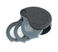 Carson 5x/10x/15x TriView Lente d'Ingrandimento Pieghevole con Custodia Integrata TV-15