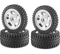 Carson - Set di Pneumatici con Cerchioni, Scala 1:10, per modellino all Terrain