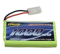CARSON MODELLSPORT BATTERIA RICARICABILE NIMH 9.6 V 1000 MAH SPINA TAMIYA