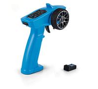 Carson Carson-500500100 500500100-Reflex Wheel Start 2.4G Radio, Modellismo, Accessori, Telecomando, Ricevitore, 3 Canali, Tamiya Kit Compatibile, Singolo, Colore Blu, m, 500500100