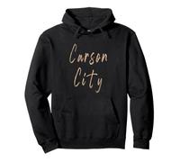 Carson City Nevada Design Elegante Vintage Felpa con Cappuccio