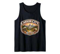 Carson City Nevada Souvenir State Capital Retro Vintage Canotta