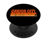 Carson City, Nevada, stile retrò anni '80 PopSockets PopGrip Adesivo