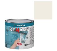 CARSON Colorificio Remake Smalto Monocomponente All'Acqua Per Pavimenti E Rivestimenti Piastrelle Gres Additivo Incluso 750 Ml (Ral 9010 Bianco puro)