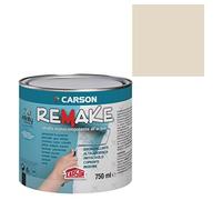 CARSON Colorificio Remake Smalto Monocomponente All'Acqua Per Pavimenti E Rivestimenti Piastrelle Gres Additivo Incluso 750 Ml (Ral 1013 Bianco perla)