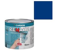 CARSON Colorificio Remake Smalto Monocomponente All'Acqua Per Pavimenti E Rivestimenti Piastrelle Gres Additivo Incluso 750 Ml (Ral 5002 Blu oltremare)