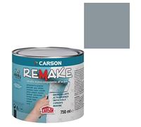CARSON Colorificio Remake Smalto Monocomponente All'Acqua Per Pavimenti E Rivestimenti Piastrelle Gres Additivo Incluso 750 Ml (Ral 7001 Grigio argento)