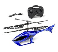 Carson Cyber Copter IR 2Ch RTF Blu - Elicottero elicottero per principianti, RC Heli, giocattolo telecomandato, telecomando