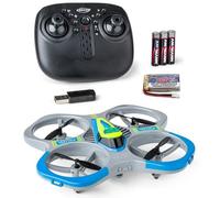 Carson Cyber Drone Police 2,4 GHz 100% RTF - Pronto a Volare al 100%, radiocomandato; RC, comprese le batterie e il telecomando, quadricottero per bambini, giocattolo