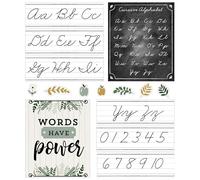 Carson Dellosa Education Farmhouse Alphabet Line: set di bacheca corsiva
