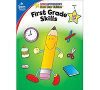 Carson Dellosa First Grade Skills Workbook-Grade 1 Reading, Addition, Subtraction, Graphing, Measuring, Phonics, Writing Skills Practice With Stickers (64 pgs)