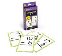 Carson Dellosa Subtraction Flash Cards 0-12, Double Sided Math Flash Cards With Subtraction Facts 0 Through 12, 1st Grade Math and Up, Math Game for Kids Ages 6+